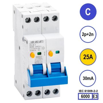 SEP RCE1-2N-C25, aardlekautomaat fornuisgroep
