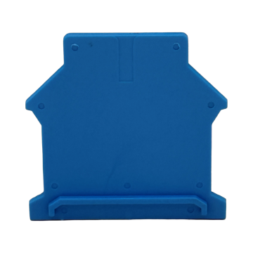 SEP SRK-16 rijgklem eindplaat blauw