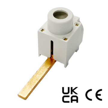 Schotman Elektro B.V. - SEP SPR-G5027 aansluitklem 1x50mm2, PIN lang, grijs