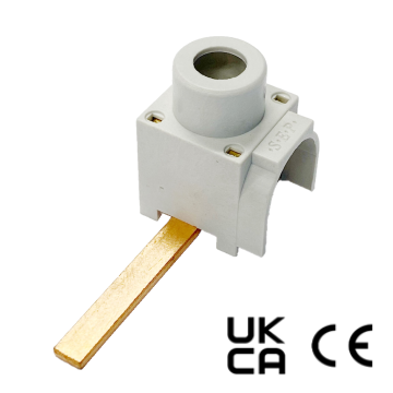 Schotman Elektro B.V. - SEP SPS-G5027 aansluitklem 1x50mm2, pin, zijaansluiting, grijs